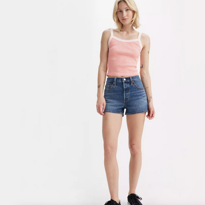 LEVI'S WOMEN 501 SHORT Broken Midnight No Dx - Bleu