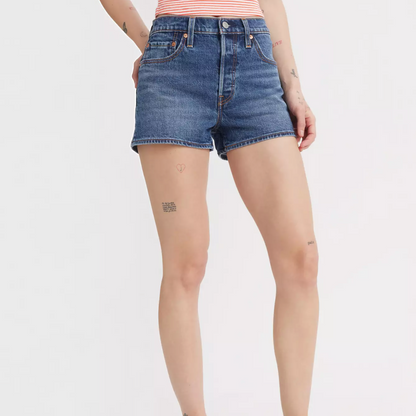 LEVI'S WOMEN 501 SHORT Broken Midnight No Dx - Bleu