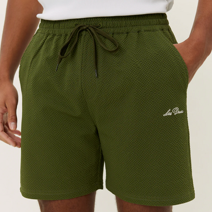 Stan Seersucker Swim Shorts