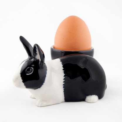 Dutch Rabbit Egg Cup black and white