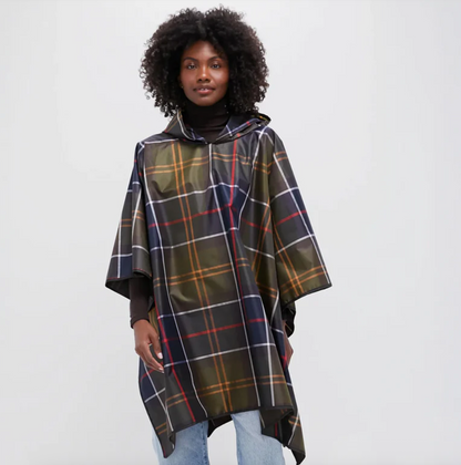 TARTAN SHOWERPROOF PONCHO