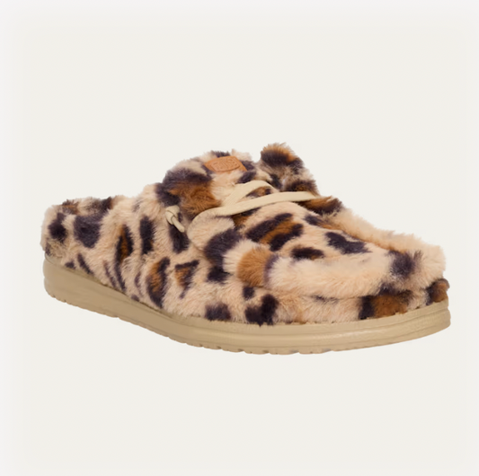 Slipper Fourrure Léopard