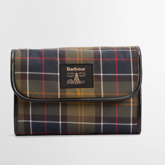 TARTAN HANGING WASHBAG