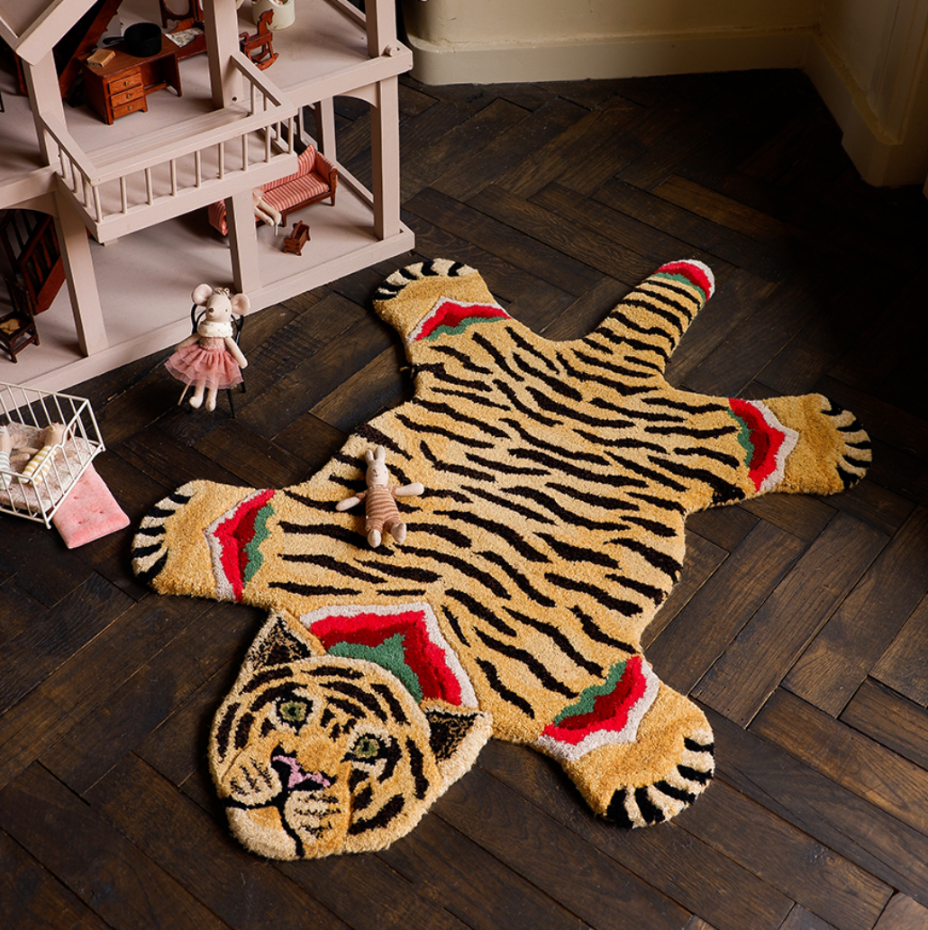 Babul Bombay Tiger Rug Small