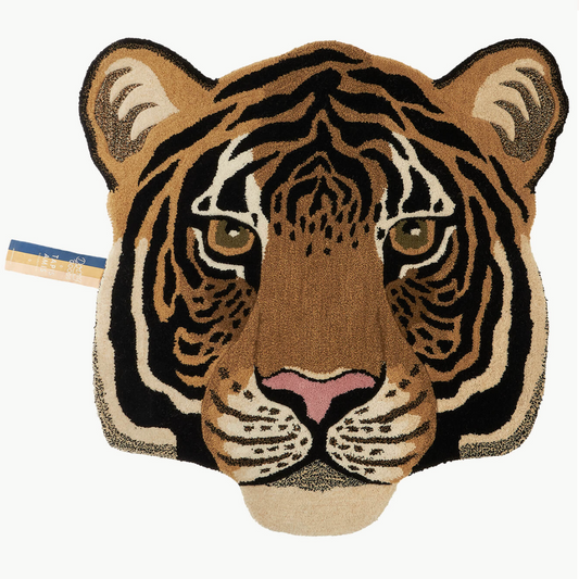Rajah Tiger Head Rug Large
