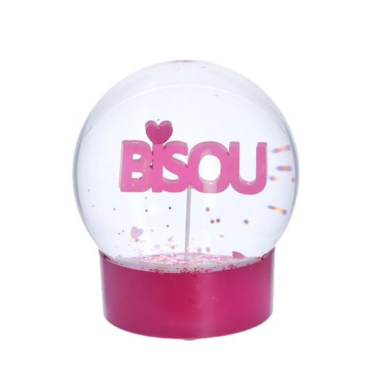 Boule à neige Bisous