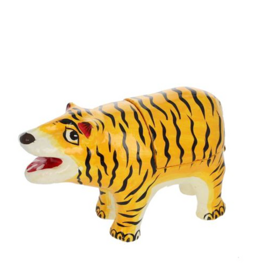 Boite tigre papier mâché