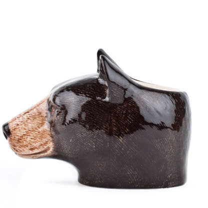 Black Bear Face Egg Cup