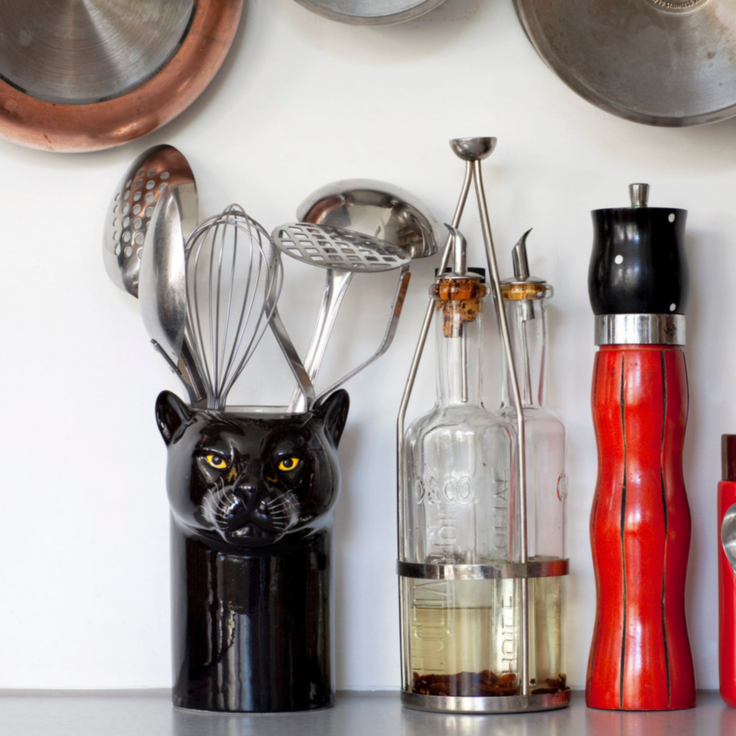 Panther Utensil Pot