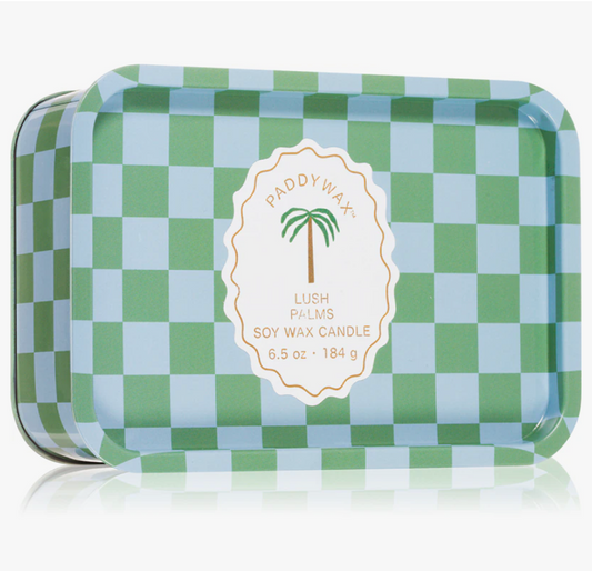 Bougie céramique damier 184g