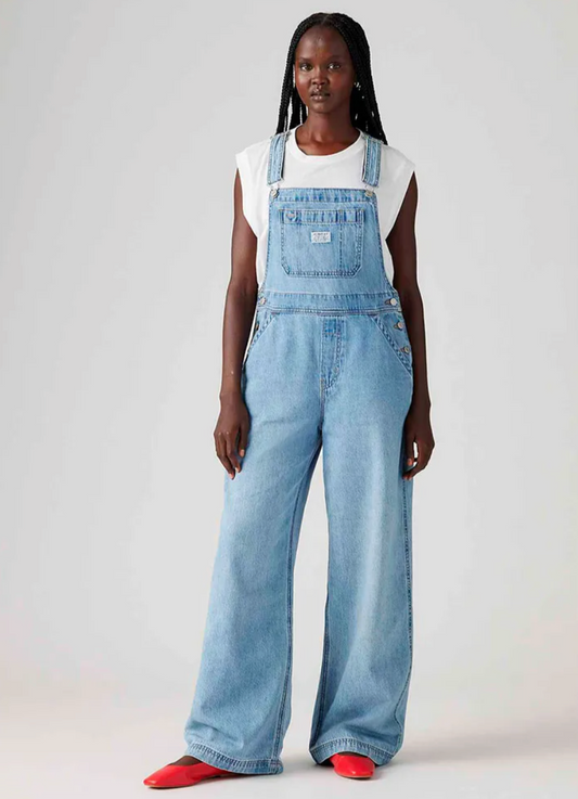 XL OVERALL INVESTED INDIGO