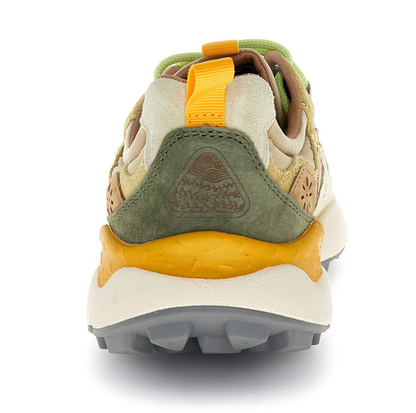 YAMANO 3 UNI SUEDE/NYLON PALE YELLOW-LIGHT BEIGE-OFF WHITE