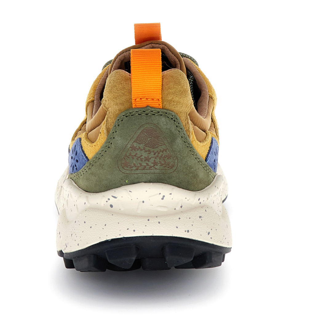 YAMANO 3 UNI SUEDE/NYLON YELLOW-KAKY-BEIGE