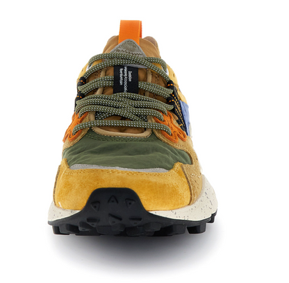 YAMANO 3 UNI SUEDE/NYLON YELLOW-KAKY-BEIGE