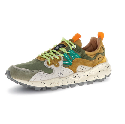 YAMANO 3 UNI SUEDE/NYLON GREY-WHITE-TAUPE