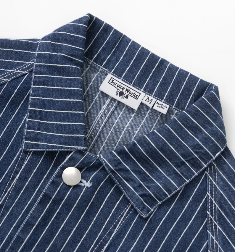 PINSTRIPE DENIM COVERALL 2.0