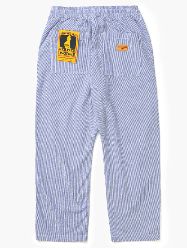 SEERSUCKER CHEF PANTS