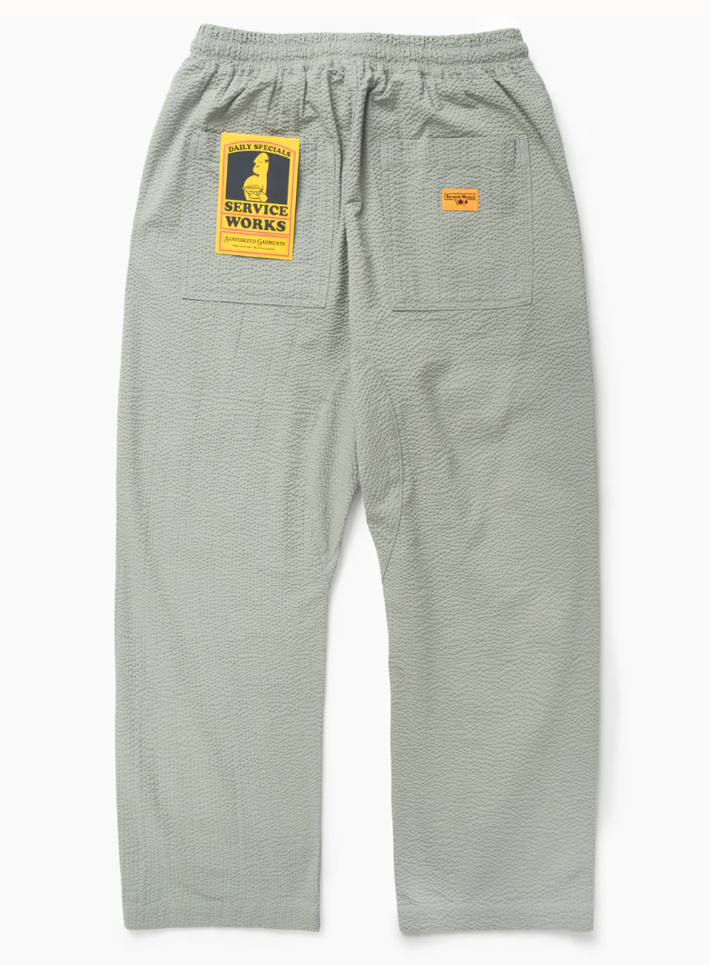 SEERSUCKER CHEF PANTS