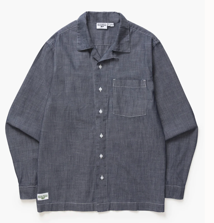 CHAMBRAY RESORT SHIRT