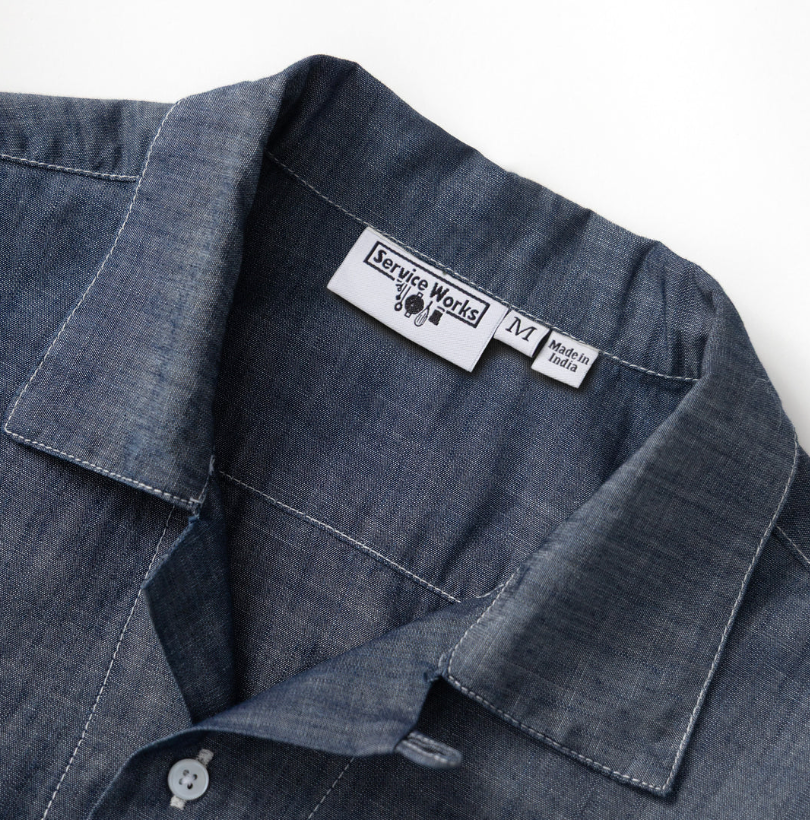 CHAMBRAY RESORT SHIRT