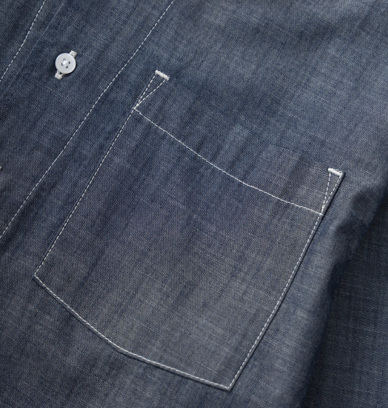CHAMBRAY RESORT SHIRT