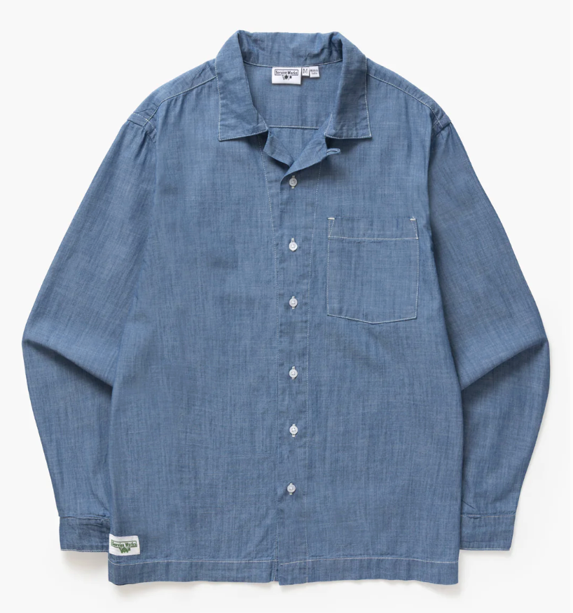 CHAMBRAY RESORT SHIRT