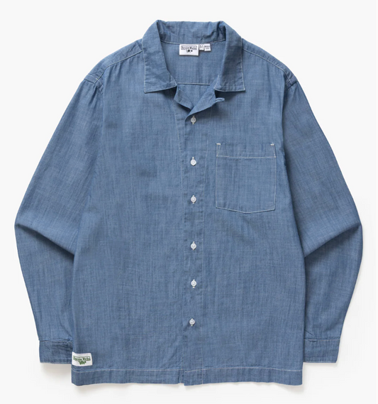 CHAMBRAY RESORT SHIRT