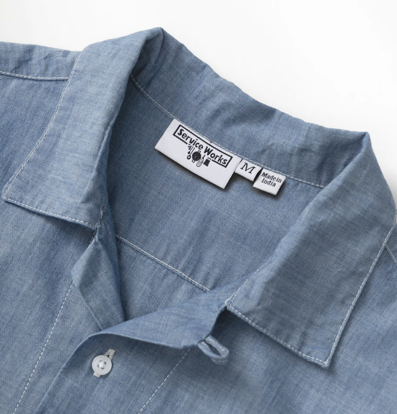 CHAMBRAY RESORT SHIRT