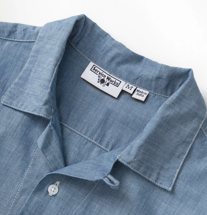 CHAMBRAY RESORT SHIRT