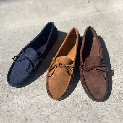 Mocassins suédine