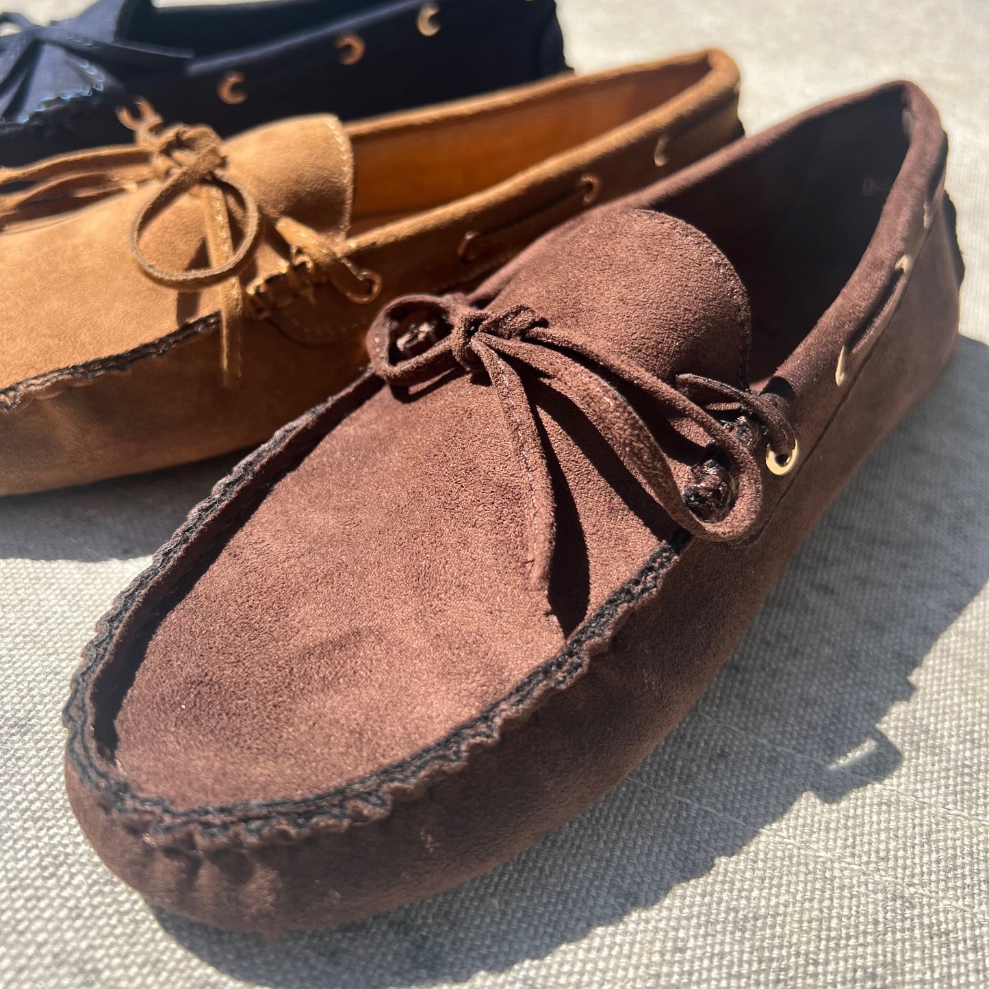 Mocassins suédine