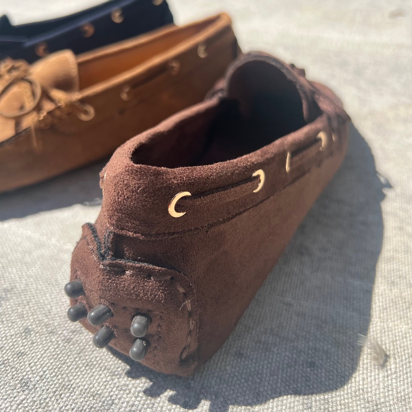 Mocassins suédine