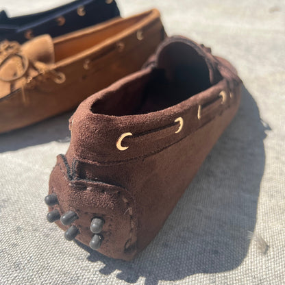 Mocassins suédine