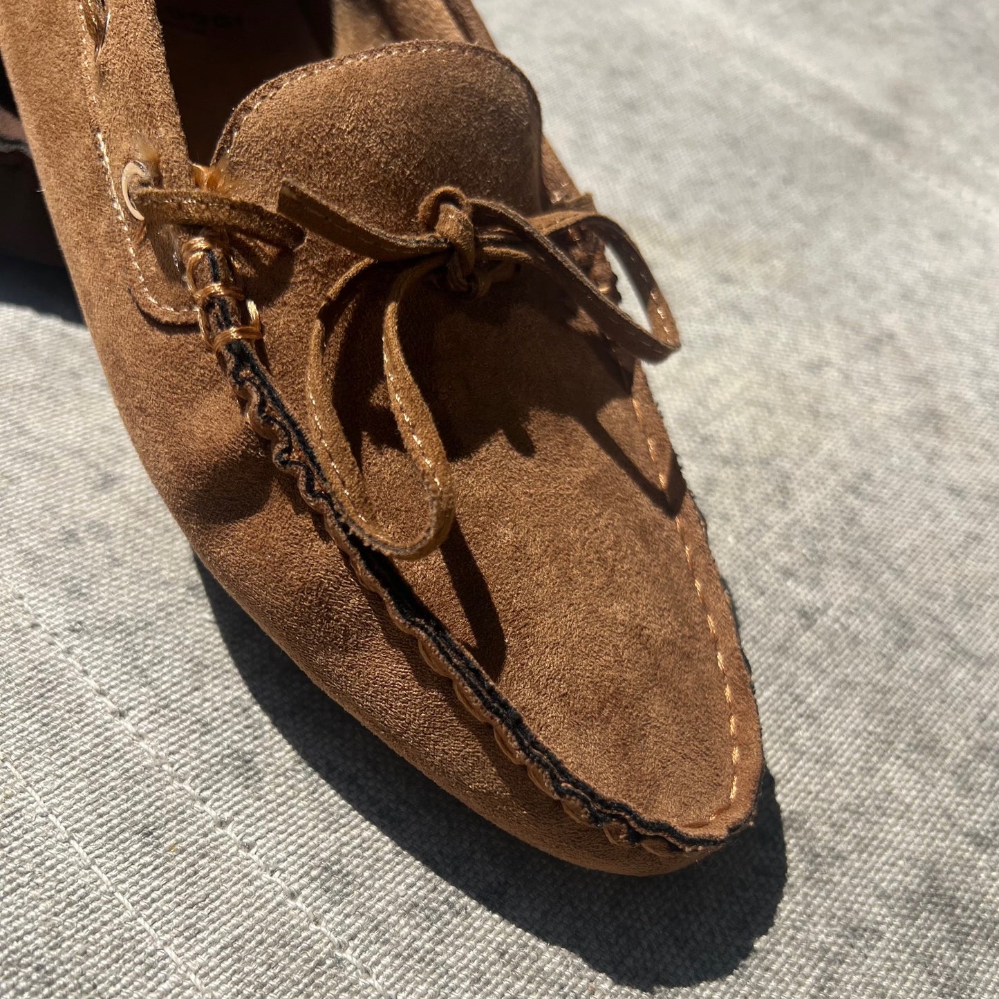 Mocassins suédine