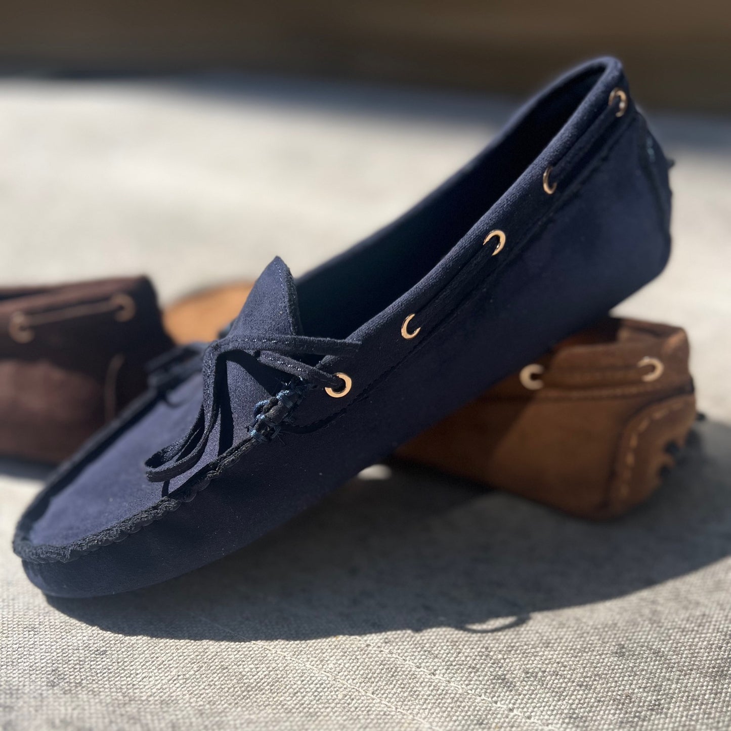 Mocassins suédine