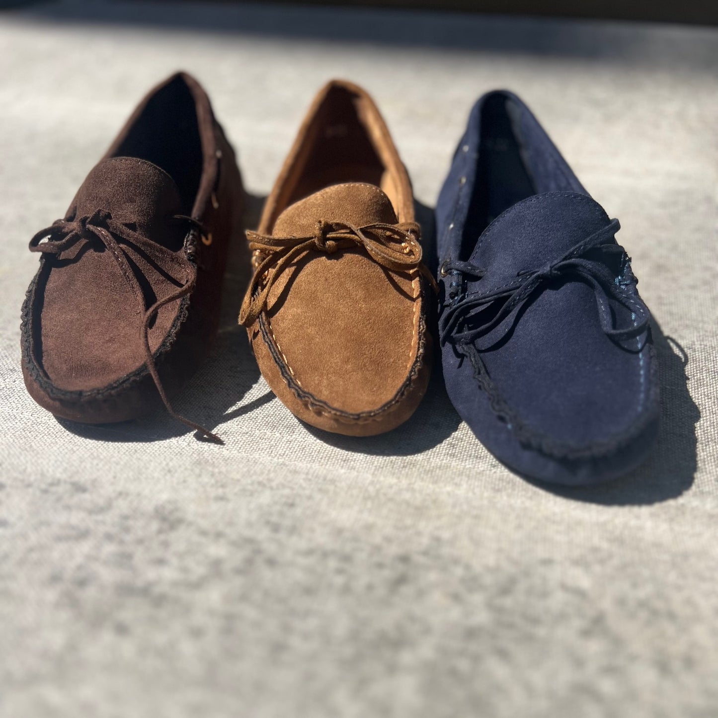 Mocassins suédine