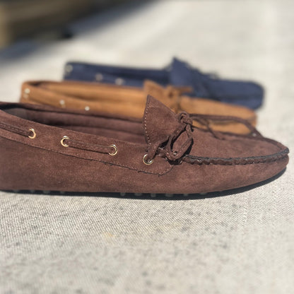 Mocassins suédine