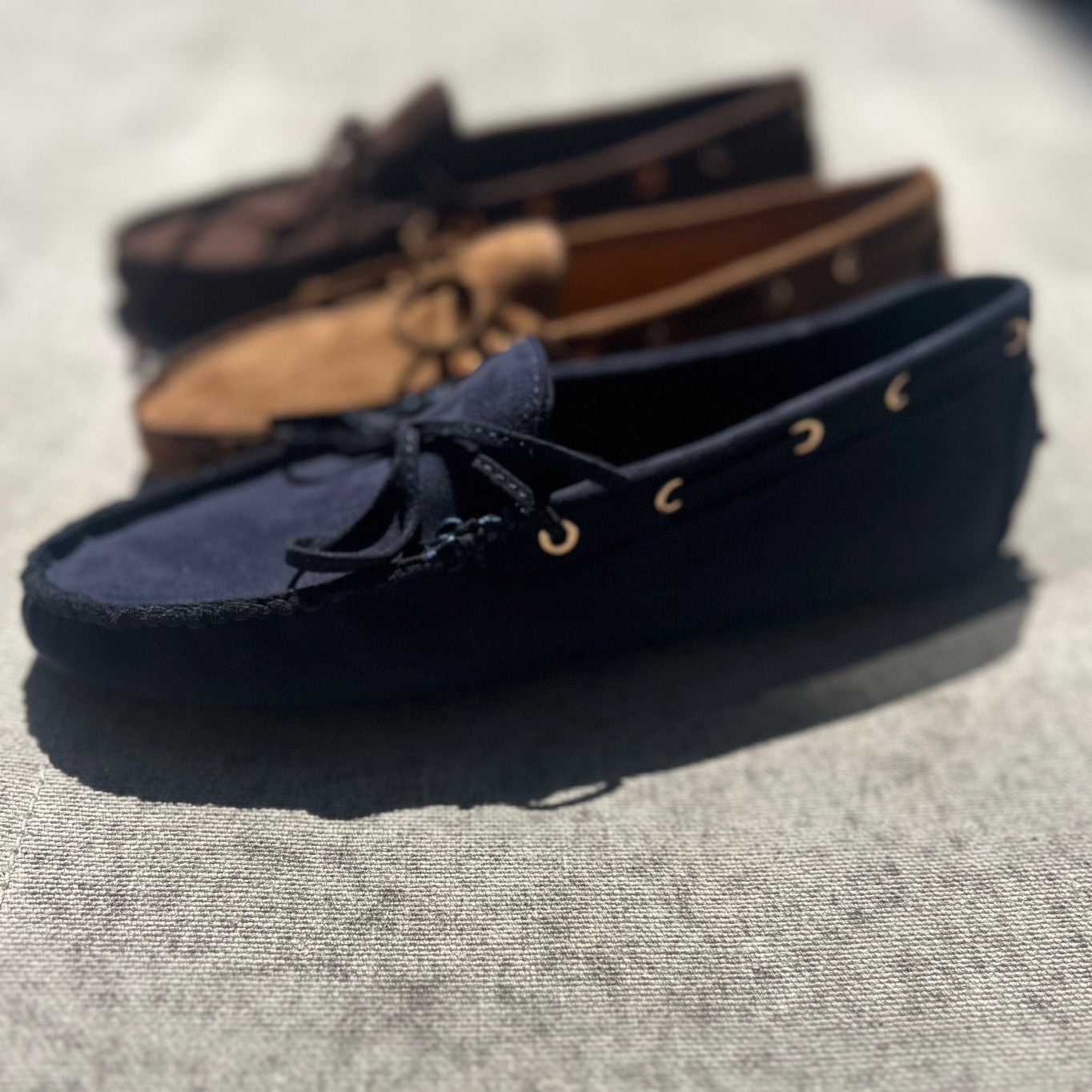 Mocassins suédine