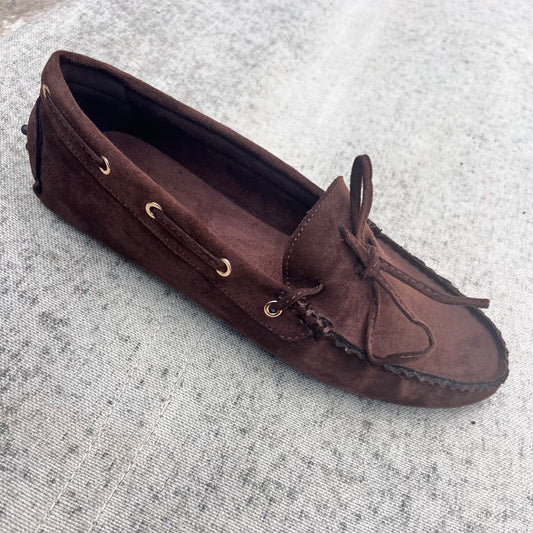 Mocassins suédine