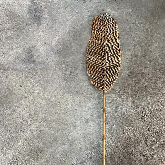 Feuille décorative en feuille de bananier