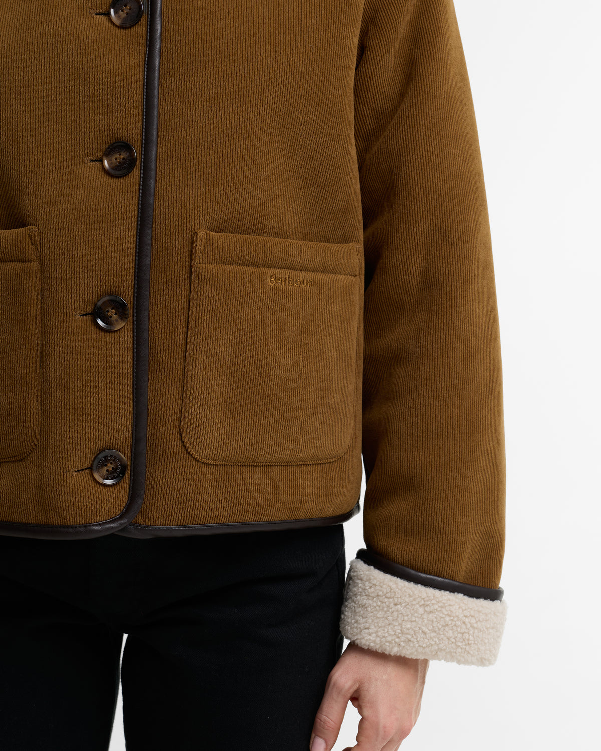 BARBOUR - Penny Fleece Casual Jacket