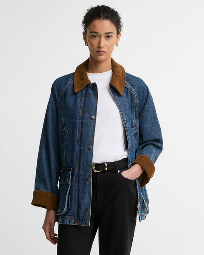 BARBOUR - Denim Modern Beadnell Casual Jacket