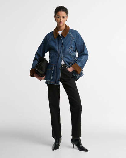 BARBOUR - Denim Modern Beadnell Casual Jacket