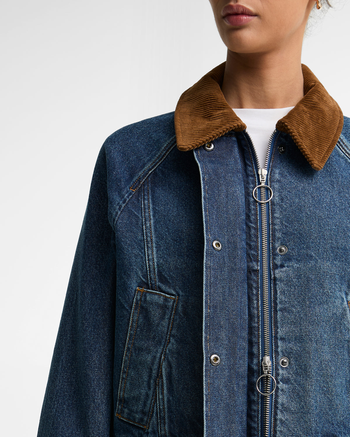 BARBOUR - Denim Modern Beadnell Casual Jacket