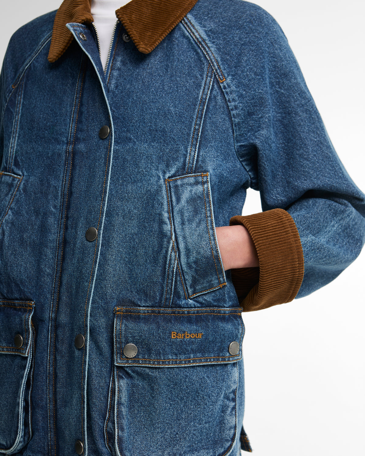 BARBOUR - Denim Modern Beadnell Casual Jacket