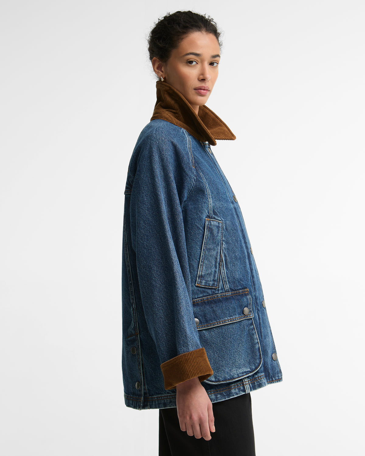 BARBOUR - Denim Modern Beadnell Casual Jacket