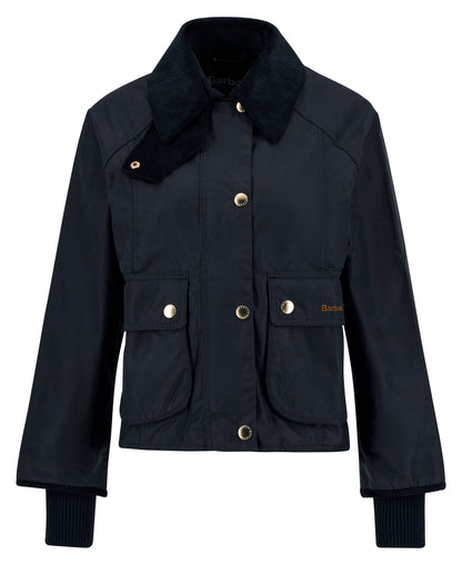 BARBOUR - Cropped Beadnell Wax Jacket