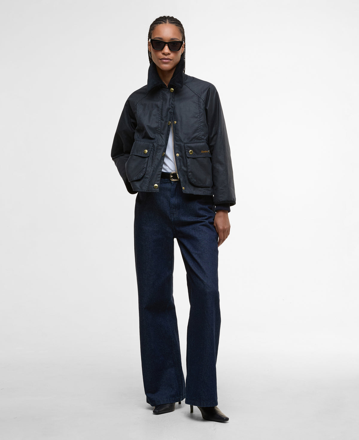 BARBOUR - Cropped Beadnell Wax Jacket