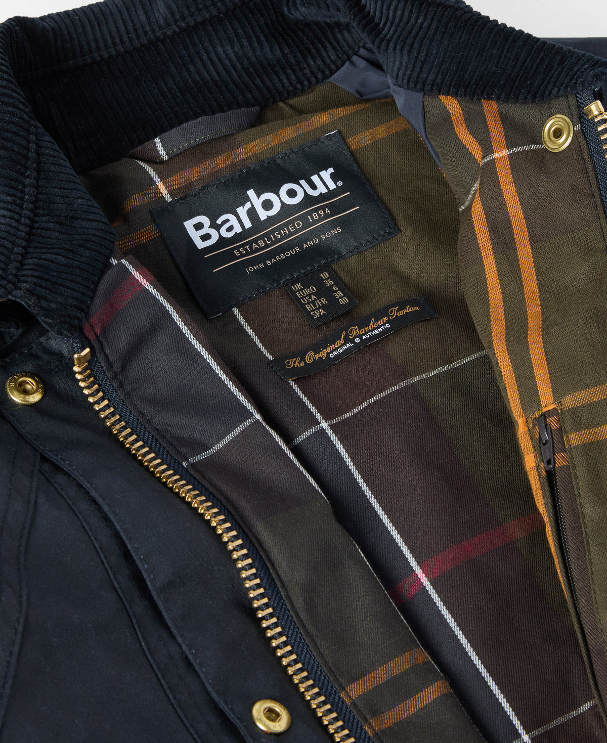 BARBOUR - Cropped Beadnell Wax Jacket