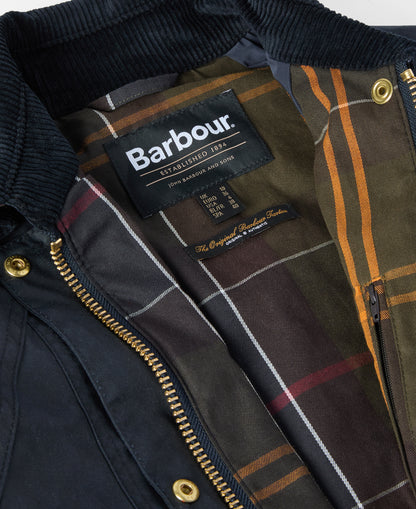 BARBOUR - Cropped Beadnell Wax Jacket